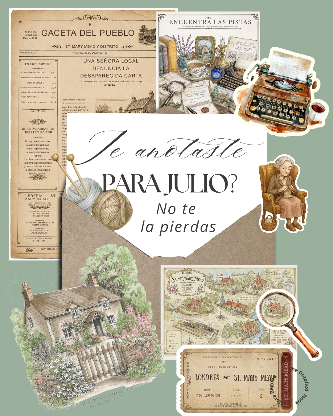 Club de Cartas Mes de Junio - Agatha Christie
